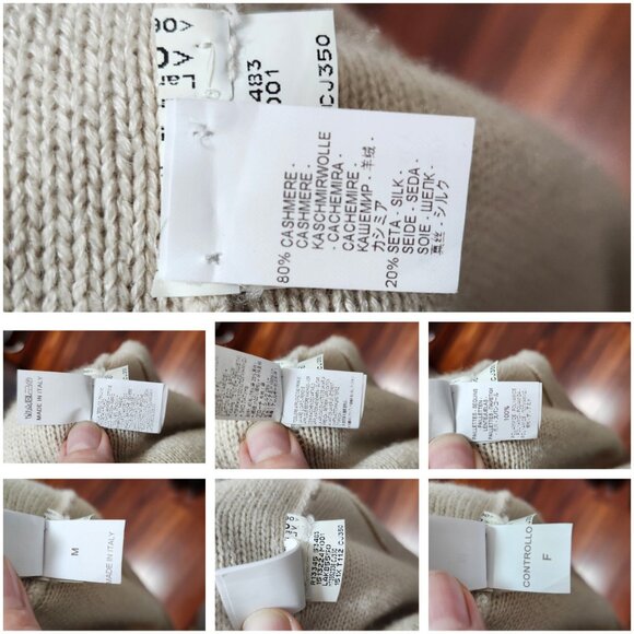 Brunello Cucinelli Cashmere Sleeveless Shawl Cardigan Speckled Knit Vest Double - Picture 14 of 16